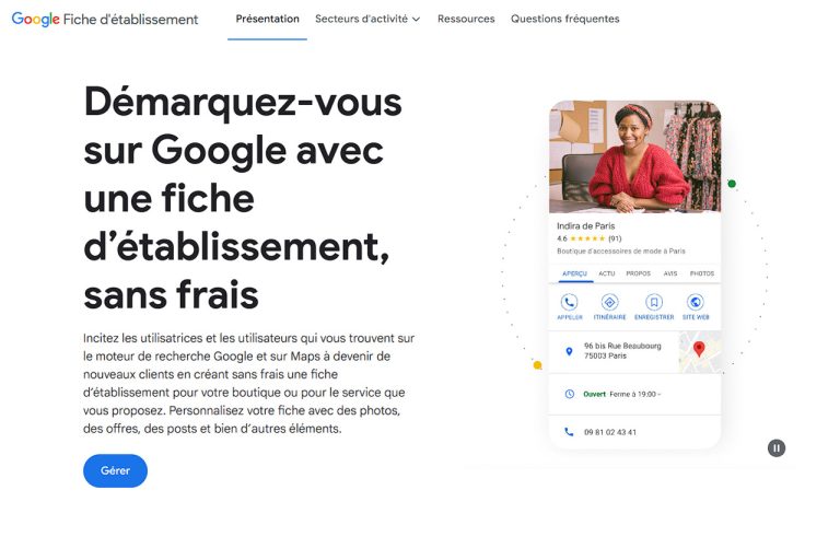 Pourquoi créer une fiche Google business ?